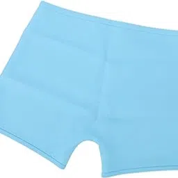 ljcm Women Swim Shorts, Easy To Wear One Piece Silicone Menstrual Swim Shorts Safe Waterproof 4 Corner for Beach Parties (Blue)-picture-10