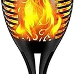 POPLEY Solar Torch Light Outside Solar Light Outdoor Waterproof Flickering Mashaal Light Solar Flame Light for Yard Garden Party Festival Decoration(Pack of 1)-picture-59