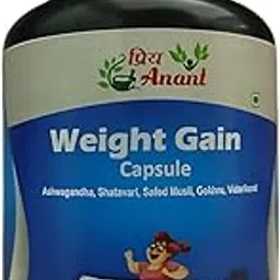 PRIYA ANANT Weight Gain Capsules Ayurvedic Mass Appetite Booster Increase Body Weight Naturally 60 Veg Capsules-picture-12