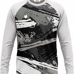 inkholic Men's Round Neck Full Sleeve Reglan Printed Sports T-Shirt 100-picture-17
