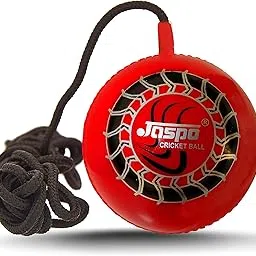 jaspo Synthetic Cricket Ball Match Practice Training for All Age Group, Recommended for Indoor/Outdoor Street & Beach Cricket/Hanging/Knocking/Hanging Cricket Ball (Multicolor)-image-69
