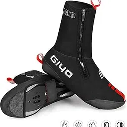GIYO Bike Shoes Covers Cycling Overshoes，S-XXL Neoprene Waterproof and WinterProof for Men Women Road Mountain Bike Booties-image-0
