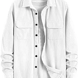 combraided Men's Full Sleeve Corduroy Striped Casual Jacket, Ideal for Everyday Stylish Outfits-picture-51