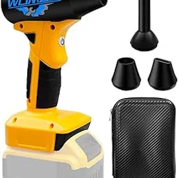 Portable High-Speed Compressed Air Duster with 130,000 RPM Turbo Fan, Compatible with DeWalt 20V Battery, Part Number PHCA0815, Ideal for Computer Keyboards, PC, Car, and Outdoor Cleaning-picture-25