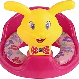 Nabhya Kids Toilet Trainer Baby Potty Seat with Rabbit Handle and Back Support Toilet Seat for Girls & Boys (Pink)-picture-31