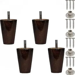 Lakdi Baaz | Wooden Sofa Leg and Furniture Leg Walnut 3 Inch-picture-19