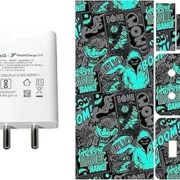 Compatible for Vivo Flash Charge (44W) Charger - Charger/Adapter Skin Wrap (Design-1) (150)-picture-17