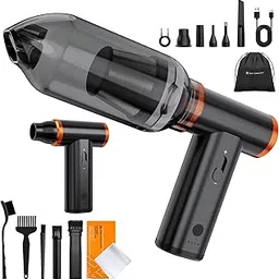K&F Concept Electric Compressed Air Duster|300000RPM Vacuum Cleaner|3 Gear Adjustable|Super Wind Power| Rechargeable Brushless Motor|for Deep Computer Clean, Keyboard, Car, Home,Outdoor-picture-21