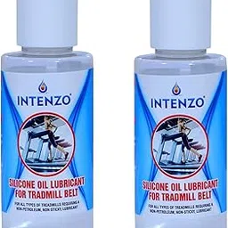 intenzo Silicone Lubricant Oil for Treadmill Belt and all type of gym equipments (Pack of 2) 100ml Bottle-picture-13