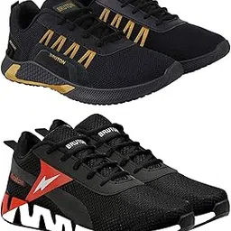 BRUTON Sports Running Shoes Lace-up Causal Walking Shoes for Men's & Boy's - Combo Pack of 2-picture-19