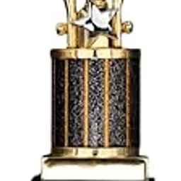 Trophy MART Indigo Metal and Acrylic Body & Wooden Base & Diamond Glass Corporate Trophy for Leadership Business Service Achievement Awards | Promotional Event Trophies | (Gold, Small) TMF-1003-image-70