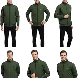 GREEN Jackets || Jacket for men || Lightweight Outwear Jacket (J-02-Green)-picture-26