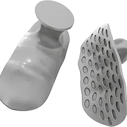 SAZ DEKOR 2X Gym Grips for Weight Lifting Nonslip for Gymnastics Bodybuilding Exercise Gray-image-19