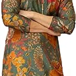 kisah Men's Cotton Blend Modern Kurta (KA-1109_Multi-picture-48