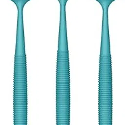 Nava Tongue Cleaner A Dual Sided Tongue Cleaner for Kids with Scraper & Massager (Blue pack of 3)-image-34