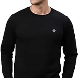 lux cozi Men's Cotton Blend Casual Crew Neck Sweatshirt with Stay Warm Treatment ||Sweatshirts for Men-picture-47
