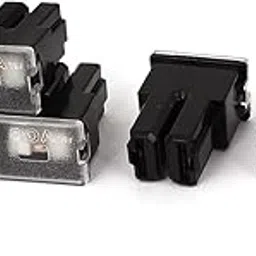 XKHLQLPEF DC 32V 80A 2 Terminals Car Female Push Type Cartridge PAL Fuse Black 5 Pcs-picture-11