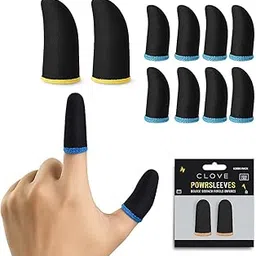 (5 Pair - 10 Pcs) Pubg Anti-Slip Finger Sleeve, Slip-Proof Sweat-Proof Professional Touch Screen Thumb Sleeve for Pubg Mobile Phone Game Gaming Gloves Multi Colour-picture-14