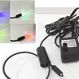 FLOJOY Asian pumps & Machineries 3 watt submersible pump head 2 ft (200 l/hr) Small Fountain Water Pump For Showpiece/Aquarium/Single Led Mirchi Bulb Pump-image-27