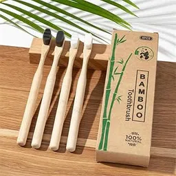 UISIG BAMBOO NANO Toothbrush | 100% Natural Bamboo Toothbrush for Sensitive Gums & Teeth | Pack of 2 | with Ultra-fine Nano Soft Bristles.-image-55