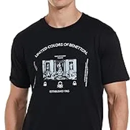united colors of benetton Men's Regular Fit T-Shirt-picture-21