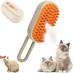 Handle Pet Steam Brush – Portable Grooming Steamer for Dogs & Cats, Removes Loose Hair, Dirt & Odor, Gentle Detangling Brush for All Fur Types-image-32