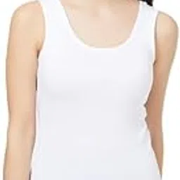 Tank Tops for Woman | Pure Cotton Stretchable Camisole | Sleeveless Tops for Women Stylish | U Shape Undershirt Top for Woman | Gym Yoga Vest for Women | Soft & Comfortable Camisoles-image-2