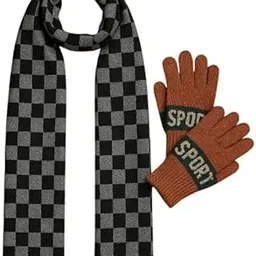 loom legacy Men's Winter Woollen Glove With Muffler For Cold Weather(SGD-38767003)(Free Size)-picture-26