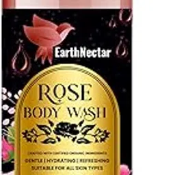 Rose Body Wash, Natural Organic Shower Gel, Paraben & Silicone Free, Hydrating Formula for All Skin Types, 200ML-picture-36