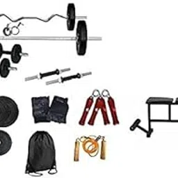 Body Maxx 54 Kg Home Gym Set with 4 in 1 Multi Purpose Bench (Special Abs Sit Up Addition)-picture-31