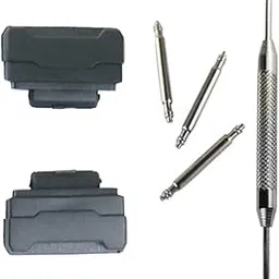 CALANDIS Strap Adapters Kit&Tool for 14mm Lug Width Casio BABY-G BA110 120 Black-picture-18