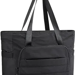 CALANDIS Gym Bag with Yoga Mat Strap Women's Handbag for Street Business Trip Holiday Black | Gym Bags-image-33