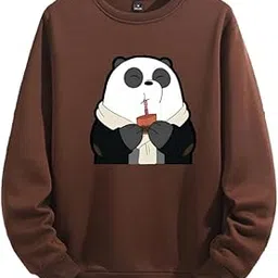 beltly Panda Sweatshirt Women Girl Causal Stylish Hoodie Latest Black Pink Lavender Beige White Brown 399 499 Under-picture-35