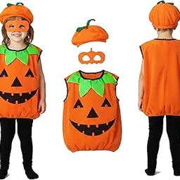 Rudra Fancy Dress pumpkin costumes for kids | halloween costumes for boys & girls fancy dress function for age group 3 to 8 yrs-picture-35
