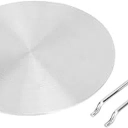 Induction Plate, Practical Multipurpose Durable Heat Diffuser, for Glass Cooktop Induction Cooker(24cm, White)-picture-16