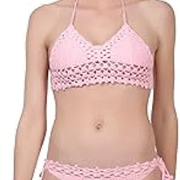 mother warmth Women's Handmade Hand Knitted Woolen Non Padded Bra Panty Fancy Design Lingerie Set for Special Nights Sex Play Honeymoon Bedtime Valentine & Bridal Usage Made in India-picture-27