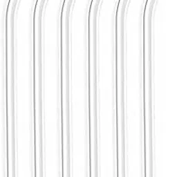 PATRANI FASHION Glass Straw Set of 6 Reusable Glass Straw White Color | Ecofriendly Multiuse Drinking Straws | Straws for Cocktails, Juice, smoothie, Mocktails, Falooda, Coco, Thickshake & More Drinks-picture-25