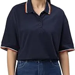 wear your opinion Oversized Polo T Shirts for Women-picture-41