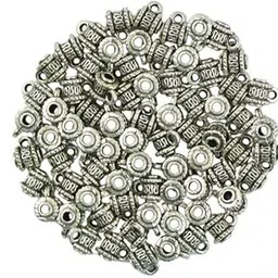 zoomella 50 x Hanger Dangle Charm Pendants Spacer Beads with Loop Tibetan Silver|Jewelry Connectors & Bails| Jewelry Connectors & Bails-picture-48