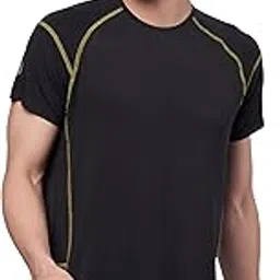 domin8 Men's Solid Regular Fit T-Shirt-picture-59