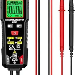 Serplex® Smart Auto Digital Multimeter True RMS AC DC Voltage Current Resistance Tester with Non Contact Detection Backlit LCD Display Compact Handheld Circuit Analyzer for Electrical and Home Use-image-31