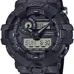 casio G-Shock GA-700BCE-1ADR Black Analog-Digital Dial Black Resin Strap Men's Watch Shock and 200M Water Resistant G1525 image 1