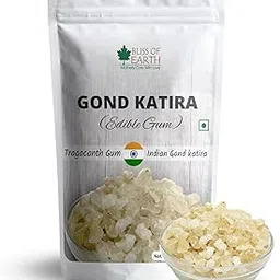 Bliss of Earth Gond Katira 100gm, Pure Organic Edible Gum Tragacanth Gum Gond for Laddu Making & Sweets-picture-10