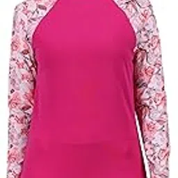 megaska Women Two Piece Rash Guard Swimwear Padded Long Sleeve Swimsuits Swim Shirt Bathing Suit with Boyshort Bottom Swimming Costume-picture-40