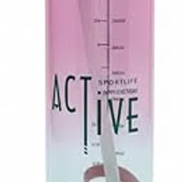 ACTIVE 1000ml Water Bottle with Straw & Flip Lid – Leakproof, BPA-Free Plastic, Time Marker, Carry Strap – Gradient Sports Bottles for Gym, Office, School – Pack of 3 (Pink, Blue, Purple) (PINK)-image-27