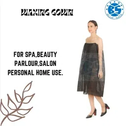 Disposable Non-Woven Waxing Gowns, Pack of 10, Comfortable Material, Elastic Belt image 5
