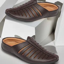 FAUSTO Men Laser Cut Lightweight Mojaris image 1