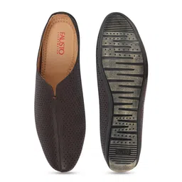 FAUSTO Men Perforated Lightweight Mules image 5