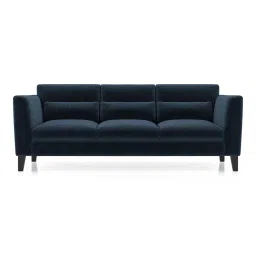 urban ladder create Lewis 3 Seater Fabric Sofa in Cobalt Colour-picture-15