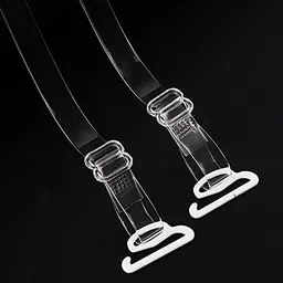 Licogel Nonskid Versatile Nonslip Silicone Bra Shoulder Strap Clear 3 Pairs Removable Nonslip Skinny Silicone Lightweight Bra Replacement Strap image 5
